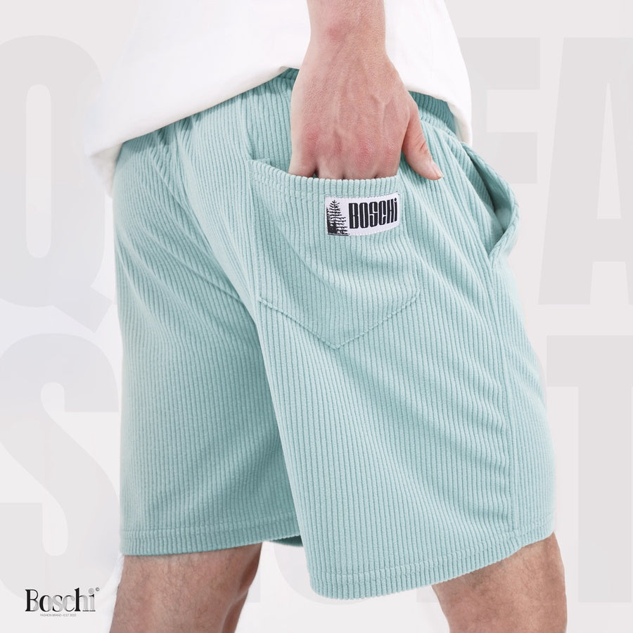 Short corduroy Mint Green